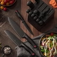 thumbnail image 6 of Knife Set,  15 Pieces Knife Sets for Kitchen with Block, Dishwasher Safe Kitchen Knife Set with Built in Sharpener Block, German Stainless Steel Knife Block Set, Valentine's Gift, 6 of 7