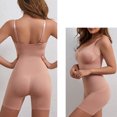 thumbnail image 1 of Fajas De Una Pieza, Traje Moldeador Con Cuello En V Control De Barriga Adelgazamiento De Muslo Encantador Cómodo Para Viajar ANGGREK Tez Oscura XXL/XXXL, 1 of 6