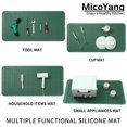 thumbnail image 4 of Alfombrilla de silicona para secar platos MicoYang, resistente al calor, verde, 5XL, 4 of 9