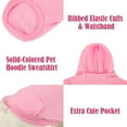thumbnail image 6 of Luxtrada Winter Dog Hoodie Sweatshirts with Pockets Warm Dog Clothes for Small Dogs Chihuahua Coat Clothing Puppy Cat Custume (Pink,L), 6 of 9