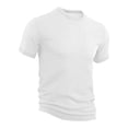 thumbnail image 5 of Breeze Mens Shirts Cooling Mesh Short Sleeve Top Athletic Fit Summer Shirt for Men Quick-Dry Stretch for Workouts and Everyday Comfort White Xl, 5 of 5