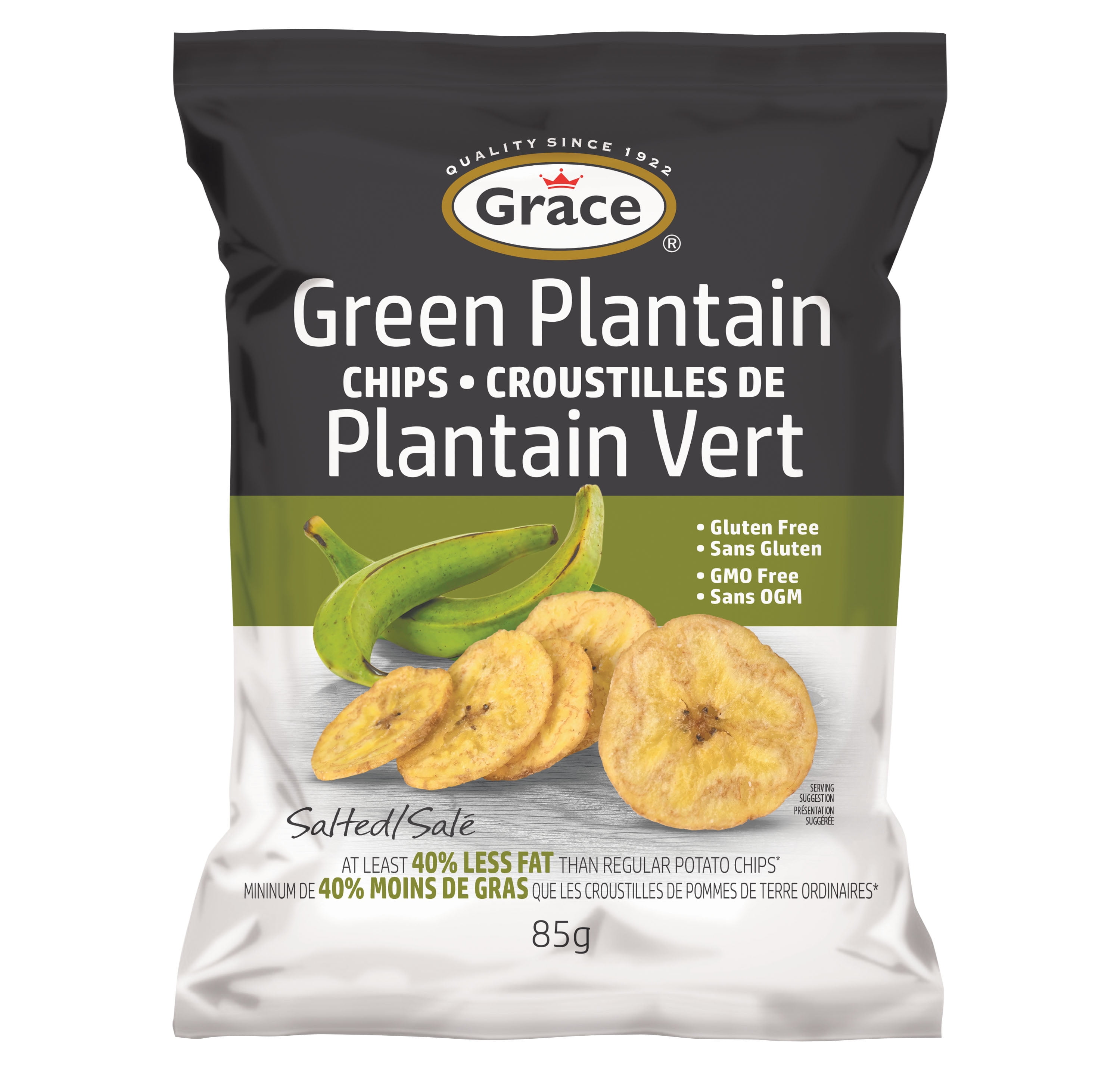 Grace Kennedy Salted Plaintain Chips, 85 g