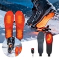 thumbnail image 1 of Sentmoon Outdoor Sports Heated Insoles for Men Women 3 Temperature Adjustable USB Foot Warmers for Hunting Skiing Camping Winter Thermal Shoe Pads Full Foot Heating Warmth Inserts, 1 of 2