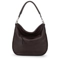 thumbnail image 6 of Wrangler Hobo Bags Large Crossbody Bags for Women Shoulder Purses with Striped Cotton Straps, Coffee, 6 of 7