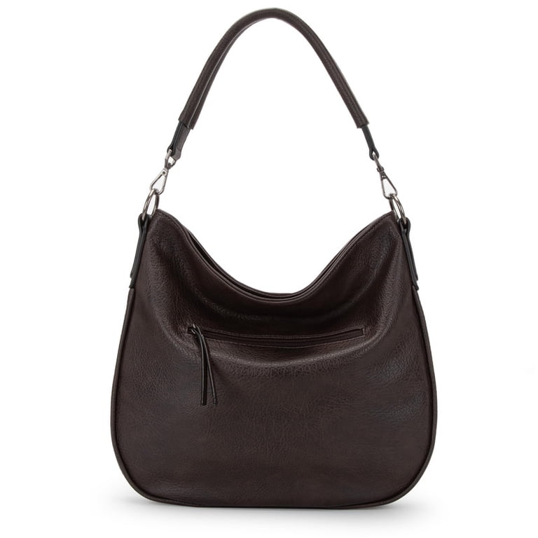 Wrangler Hobo Bag with Striped Cotton Straps, Coffee photo 5