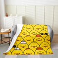 thumbnail image 2 of Cute Duck Blanket 40x50,Cartoon Yellow Duck Throw Blanket for Kids Boys Girls,Lovely Yellow Chicken Fleece Blanket All Season,Farmhouse Animal Flannel Blanket Sofa Bed Couch Decor, 2 of 5