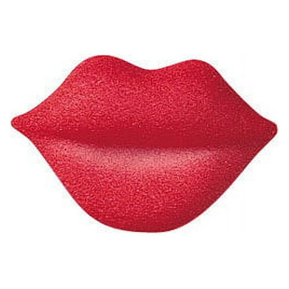 Lip Sugar Decorations Toppers Cupcake Cake Cookies Valentines Day Favors Party 12 Count