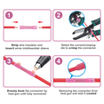 thumbnail image 5 of Jinzaaly Heat Shrink Butt Connectors, Insulated Waterproof Electrical Marine Automotive Tinned Copper Wire Crimp Terminals, Butt Splice for Boat Truck Stereo Joint (22-16AWG-120PCS), 5 of 7