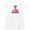 White with Speckles, variant on Inktastic Big Sistersaurus with Cute Sibling Dinosaurs Girls Toddler Dress