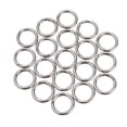 thumbnail image 4 of 20 Pcs Zinc Alloy Open Jump Rings Split Key Ring Polished Plated Spring Rings Jewelry Making Findings 4.0x28MM (Silver), 4 of 8