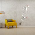 thumbnail image 3 of Monstrate 3D Horse Wall Sticker Props Household Exquisite Decorating Indoor Self-adhesive Room Decal Ornament Accessory Backdrop Decoración del hogar No.6, 3 of 6