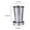 S, variant on Collapsible Stainless Steel Travel Cup with Leak-Proof Seal for Camping, Hiking, and Emergency Hydration in Silver