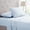 3 Line - Aqua, variant on 4 Piece Bamboo 1800 Thread Count Sheet Set, Luxury Embroidered Bedding with 16 Inch Deep Pocket, Soft Breathable Sheets, Wrinkle Shrink and Fade Resistant
