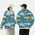 thumbnail image 4 of Lsque Earth View World Map UPF 50+ Lightweight Sun Protection Men's Women's Long Sleeve Shirt, Hoodie Performance -XX-Large, 4 of 9