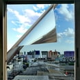 thumbnail image 5 of 50 Película aislante de protección solar para ventanas de vidrio plateado, papel adhesivo a prueba de explosiones con sombreado unidireccional, 5 of 5
