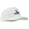 thumbnail image 5 of Number 1 Dad Star Embroidered Cap - White OSFM, 5 of 5