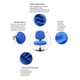 thumbnail image 4 of Funda de poliéster para silla Bewildely protección contra la suciedad Azul verde, 4 of 6