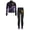 Purple, variant on Kids Girls Figure Skating Training Suit Zipper Fleece Printed Jacket with Practice Leggings Pants Set Purple 16