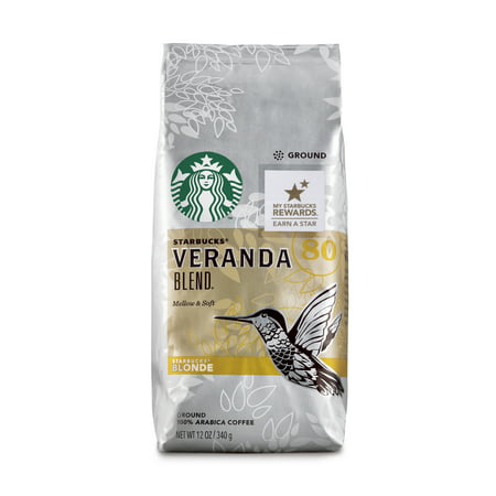 Starbucks Veranda Blend Light Blonde Roast Ground Coffee, 12-Ounce (Best Blonde Roast Coffee)