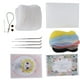thumbnail image 4 of Fieltro de lana con aguja Sincero Muñeco de peluche de girasol y gato Material de bricolaje, 4 of 9