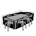 thumbnail image 2 of Cubierta de lluvia para muebles de jardín al aire libre, impermeable, Oxford, protección de sofá, jardín, Patio, lluvia, nieve, cubiertas Cubiertas para muebles de jardín negro 170*94*70cm Matsuzay JJ19903-04B, 2 of 6