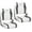 Gray, variant on SPECSTAR Folding Low Back Boat Seats 2 Pack, Waterproof Boat Captain Chairs, 4 Mounting Screws Included, White and Blue