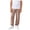Coffee, variant on Boys and Girls Casual Jogger Pants, Elastic Waist Long Pants, School Playground Bottoms with Side Pockets for Kids 3-16 Years