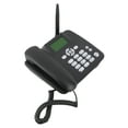 thumbnail image 2 of M Buder Fixed Wireless Phone 2G Desktop Telephone Support GSM 850/900/1800/1900MHZ SIM Card Cordless Phone with Antenna Radio Alarm Clock SMS Funtion for Call Center Office US Plug Black, 2 of 4