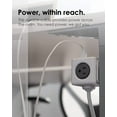 thumbnail image 2 of Allocacoc PowerCube Extended USB Surge Protector 175J, 4 Outlets 2 USB Ports 10ft Extension Cord w/ Mounting Dock, Space-Saving Power Strip Cube, No Block Design for Home Dorm Office Gift, 2 of 10