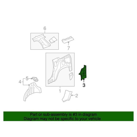 GM 25994316 Panel-Qtr Otr Lwr