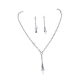 thumbnail image 4 of 2x Conjuntos De Joyas De Boda, Conjunto De Joyas Blancas Con Diamantes De Imitación Para Fiesta, Chicas, , Estilo Simple, 4 of 8