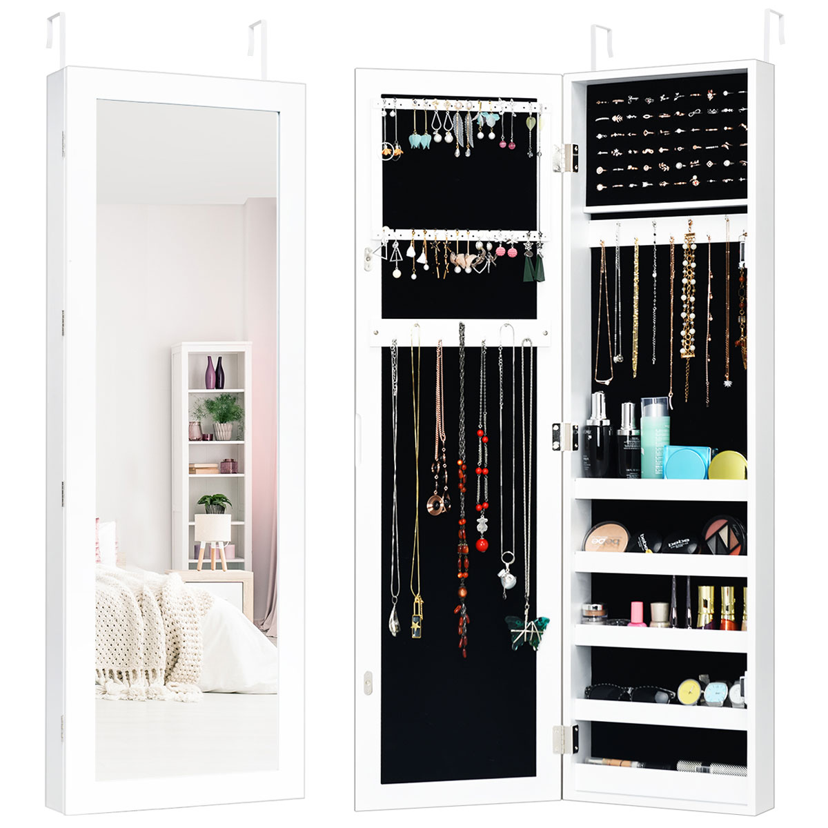 Over Door Jewelry Organizer