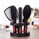thumbnail image 5 of Juego de peines y cepillos para el cabello, 5 uds., cepillo para peinar el cabello con espejo, soporte para cepillo, peines para el cabello rizados, Herramienta de Peinado, 5 of 8