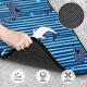 thumbnail image 3 of Fotbe Sharks on White Blue Striped Juego de 4 Tapetes para Auto con Estampado – Alfombrillas de Goma Reforzada, Diseño Antideslizante, Protección para Todo el Año – Vehículos, Autos, Camionetas y SUVs, 3 of 7