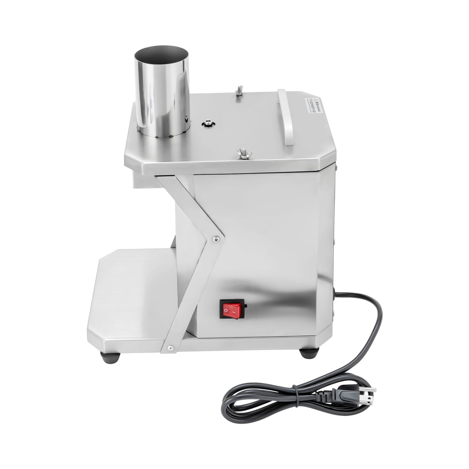 250W Electric Vegetable Dicer Commercial Slicer Machine with 6/8/10/12/15mm  Dicing Molds Blades Stainless Steel Automatic Fruit and Vegetable Chopper