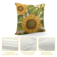 thumbnail image 4 of PIKWEEK  Sunflower Throw Pillow Cover Vintage Beautiful Sunflowers Pattern Decorative Rectangular Pillowcase for Sofa and Bed Couch, 4 of 5