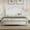White, variant on Bellemave American Retro Style Platform Bed with Headboard and Footboard Full Size Bed Frame with Wood Slat Support Solid Wood Bed for Adult, No Box Spring Needed, Dark Walnut Brown