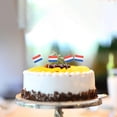 thumbnail image 2 of 100Pcs Flag Toothpicks Flags Cupcake Toppers Cake Topper Decorations Party Supplies, 2 of 4