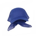 thumbnail image 3 of Pañuelo tipo bandana para mujer, gorro multifuncional, turbante para la cabeza, ideal para el verano y el trabajo. Azul, 3 of 9