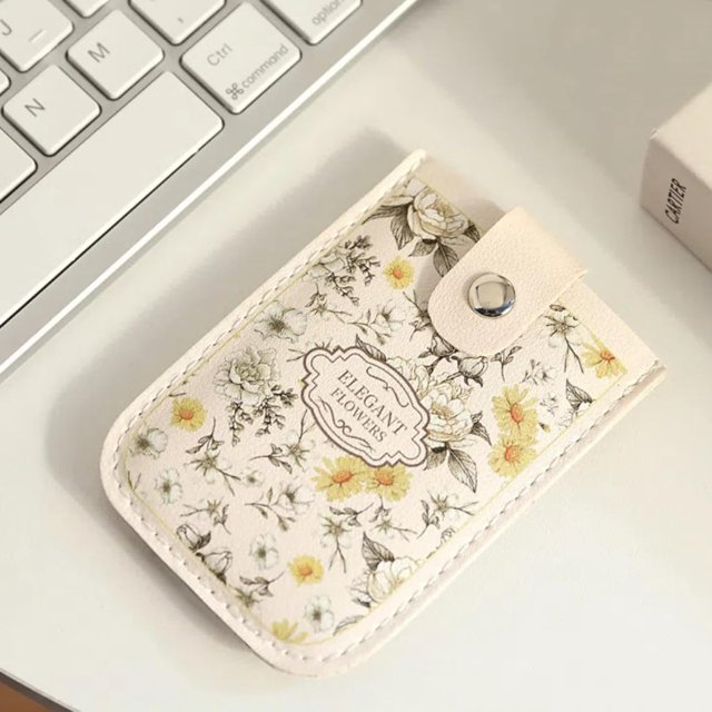 Pull-Out Card Holder, Large-Capacity ID Card Holder, ID Card Creative Card Holder, Multi-Card Position, Anti-degaussing, Compact and Ultra-Thin Card Holder