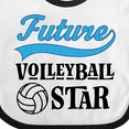 thumbnail image 4 of Inktastic Future Volleyball Star Boys Baby Bib, 4 of 4