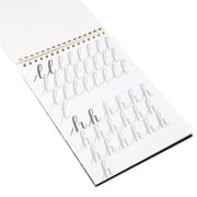 American Crafts Large Brush Black Writing Notebook 8.5x12.3, 138 per Pkg