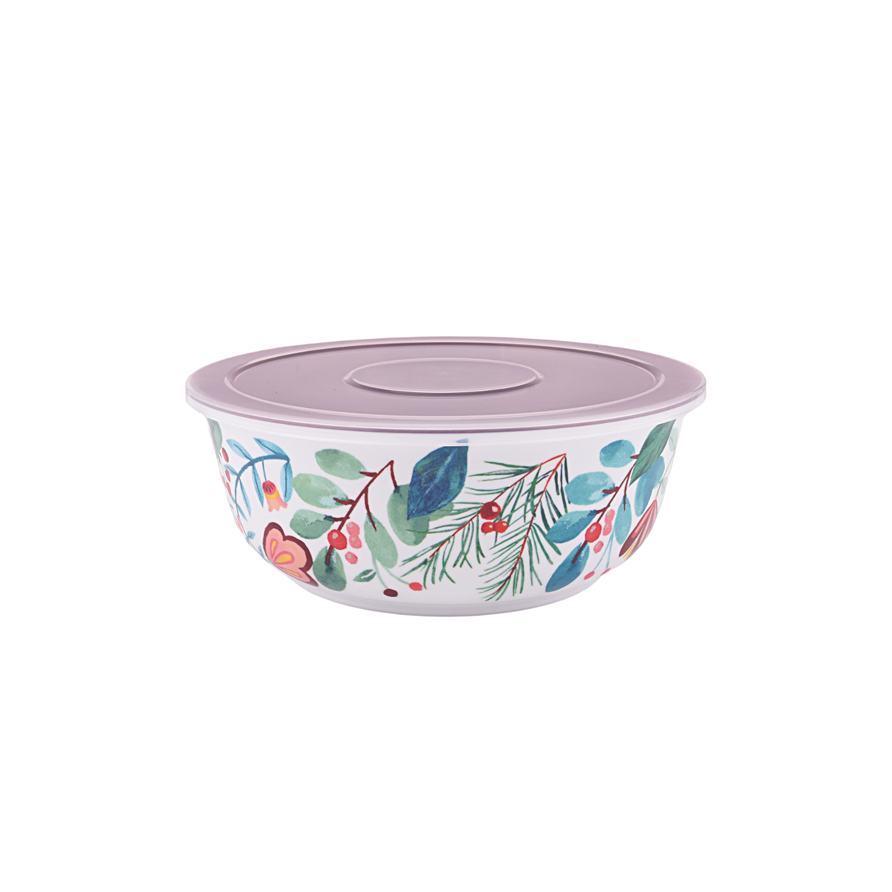 The Pioneer Woman Merry Meadow 6-Piece Melamine Serving Bowl Set with Lids