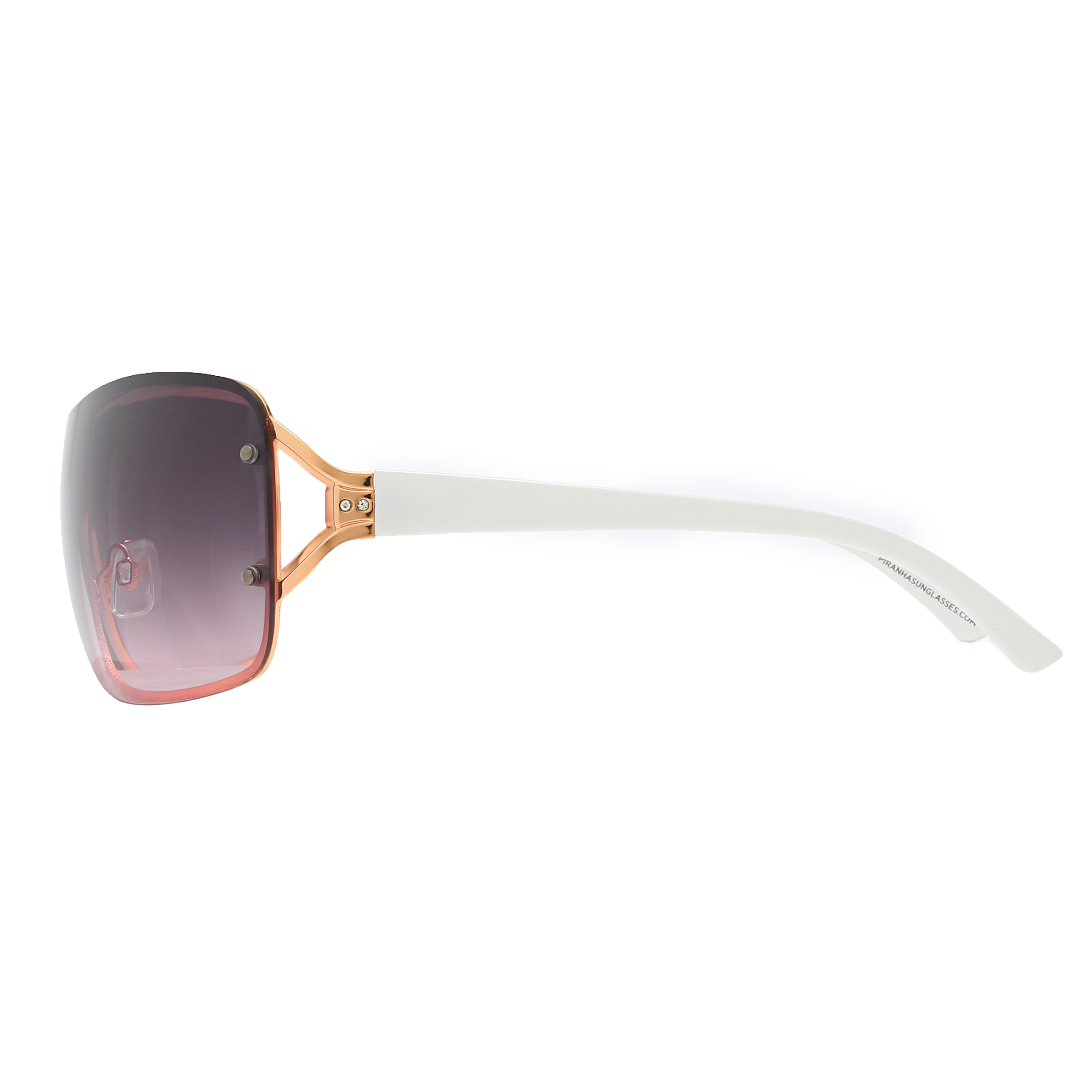 Piranha Eyewear Birkin Oversize Shield Sunglasses for Women with Purple Gradient Lens - image 3 of 3