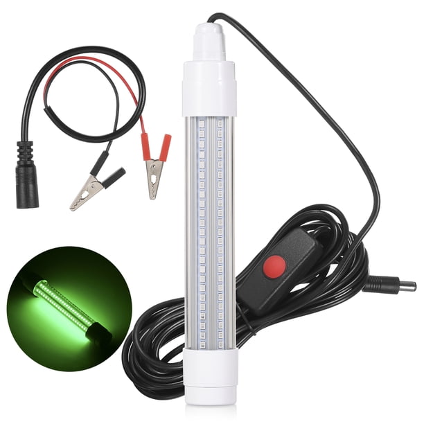 Lámpara de pescado 144 LED Luz de pesca sumergible Lámpara de buscador de peces bajo el agua Señuelo Tomshoo Lámpara de pescado
