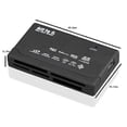 thumbnail image 1 of Card Reader USB2.0 Memory Card Reader Fast Data Transmission All in One Card Reader Support TF SD Mini SD MS XD, 1 of 5
