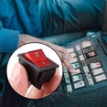 thumbnail image 5 of Red Light Illuminated 4 Pin Dpst On/off Snap In Rocker Switch 16a 20a 250v Ac, 5 of 5