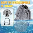 thumbnail image 4 of WonderStone Hook On Chair, Portable High Chair with Tray, Storage Bag & Free Accessories, Clip-On Table Chair for Baby and Toddler, Ideal for Home and Travel, Gray, 4 of 9
