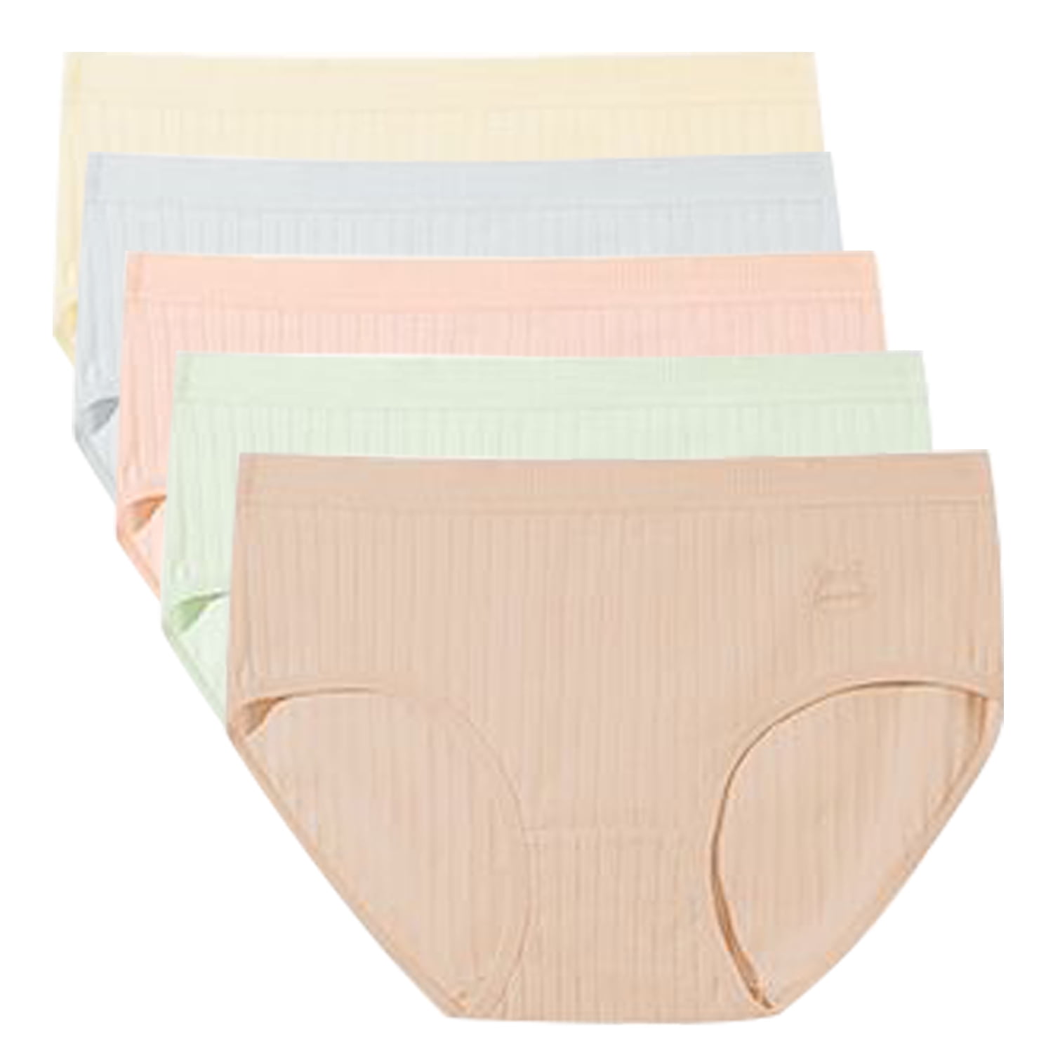 5 Boxer Donna Gianvaglia In Cotone - Slip Hipster Hot Pants - Taglie M A XXL - Confezione Da 5