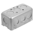 thumbnail image 6 of PBPBOX Electrical Outlet Boxes Electrical Outlet Box Silver Galvanized Steel Weatherproof 1Set, 6 of 7